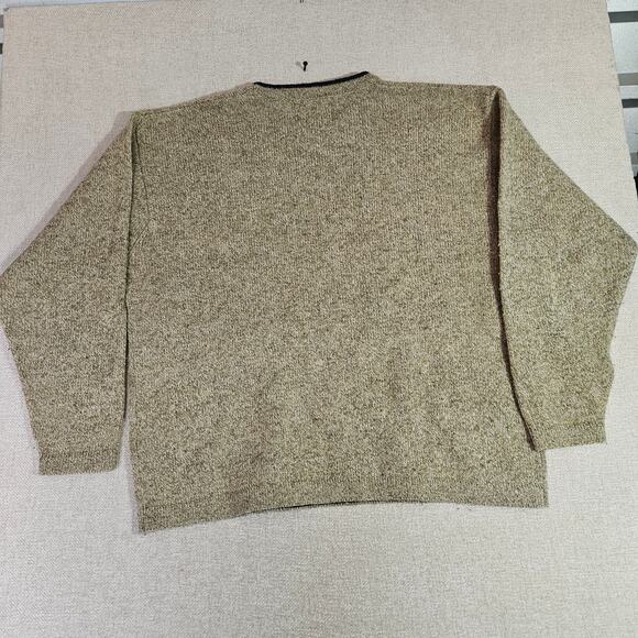 Vintage Woolrich Tweed Wool Blend Sweater Mens Crewneck Herb XL - Picture 2 of 8